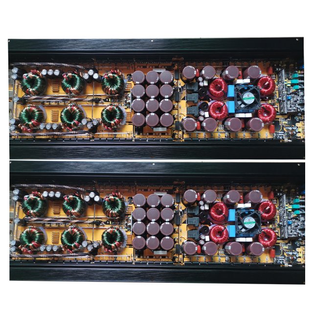 High Power Car Amplifier 7500W Class D Mono Block Subwoofer Korean Car Audio Amplifier for Competition TP-7500.1D
