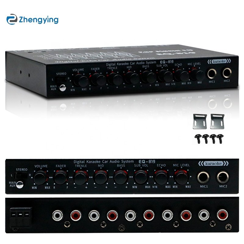 Hot Sales EQ Car Equalizer with Karaoke EQ-819