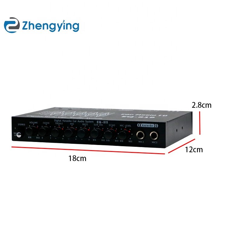 Hot Sales EQ Car Equalizer with Karaoke EQ-819