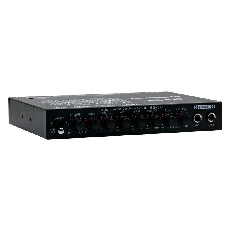 Hot Sales EQ Car Equalizer with Karaoke EQ-819