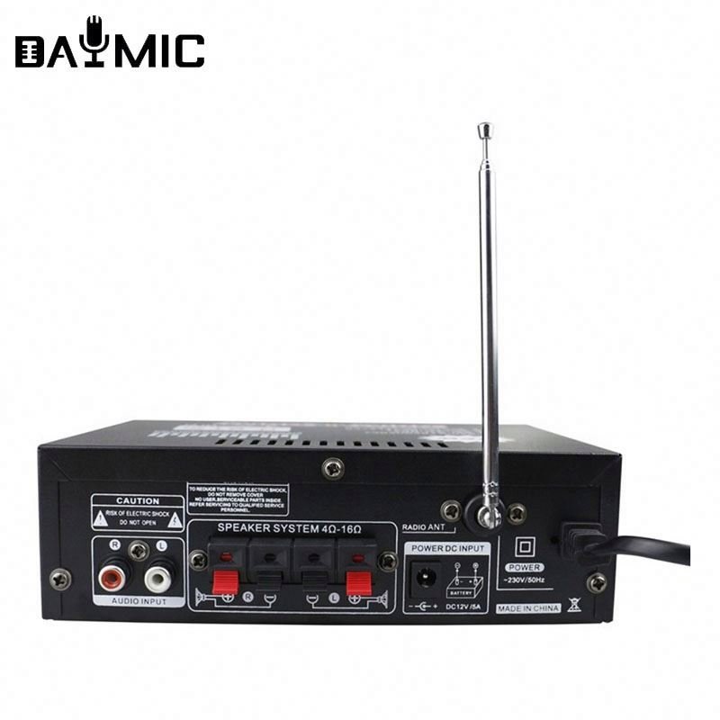 AOSHEN 12V BT 198B BT5 Car Amplifier peak 300W 300W Car Amplifier 12Volt Car Stereo Amplifier Subwoofer