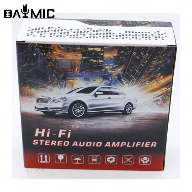 AOSHEN 12V BT 198B BT5 Car Amplifier peak 300W 300W Car Amplifier 12Volt Car Stereo Amplifier Subwoofer
