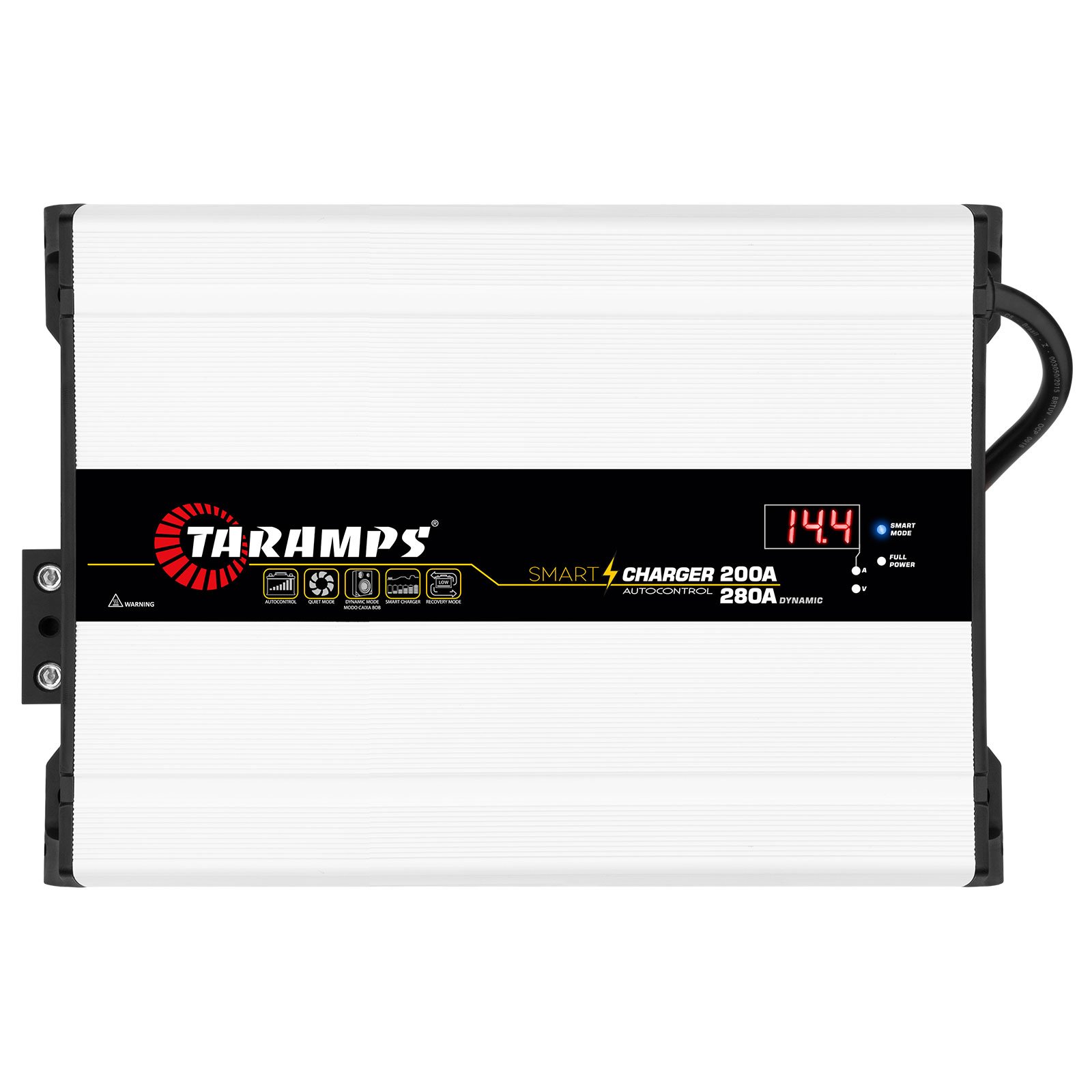 Taramps Smart Charger 200/280A Power Supply Bivolt Automatic AC Battery Charger 4000W Max Output Power Rating 280A Dynamic Mode