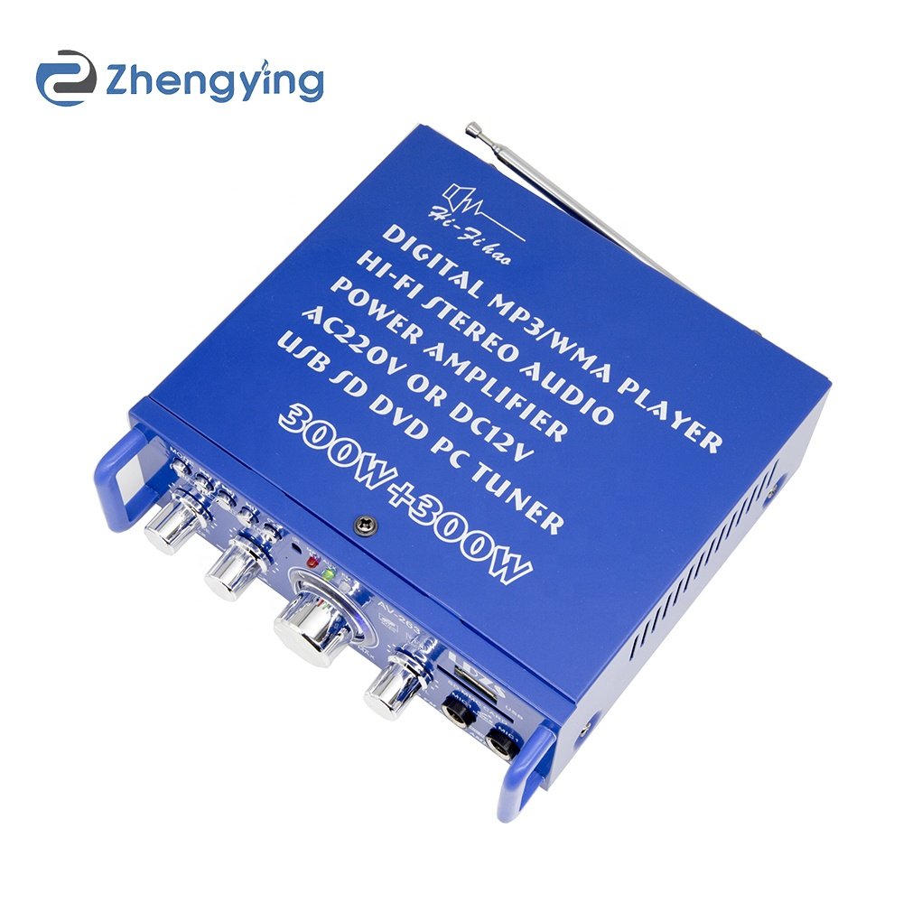 Boutique Small Mini 12v Car Home 220v Multi-function Card Mp3 Bt Audio High Power Amplifier