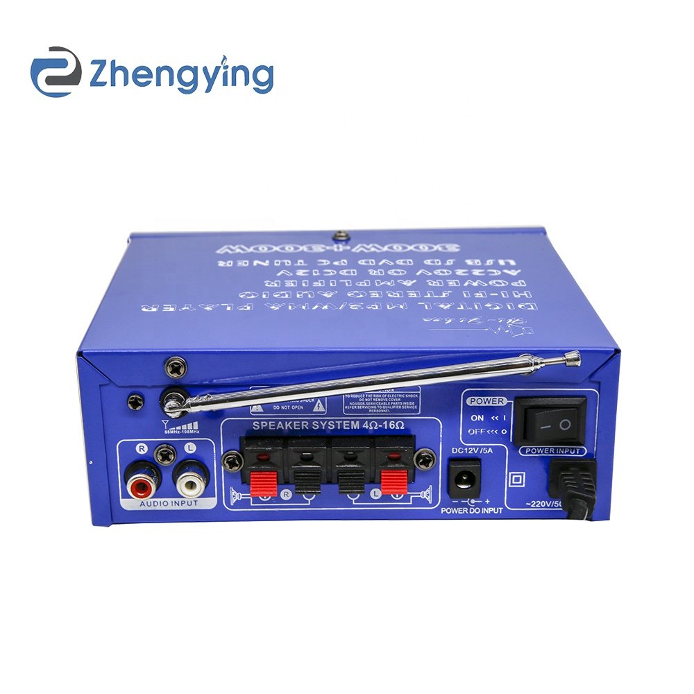 Boutique Small Mini 12v Car Home 220v Multi-function Card Mp3 Bt Audio High Power Amplifier