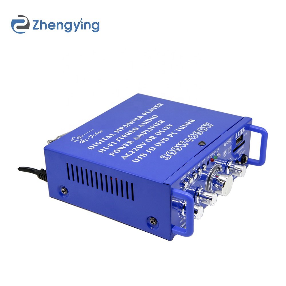 Boutique Small Mini 12v Car Home 220v Multi-function Card Mp3 Bt Audio High Power Amplifier