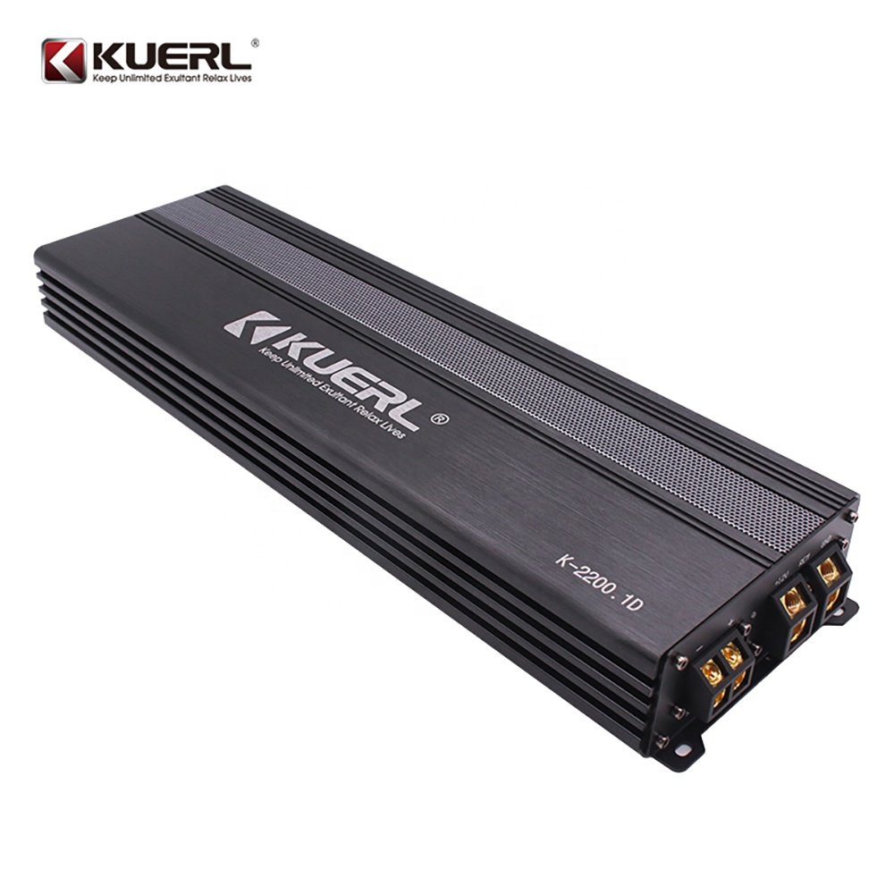 Wholesale 2200W Full Range Class D 1 Channel Digital Car Amplifier Super High Power Monoblock Car Audio Amplifier