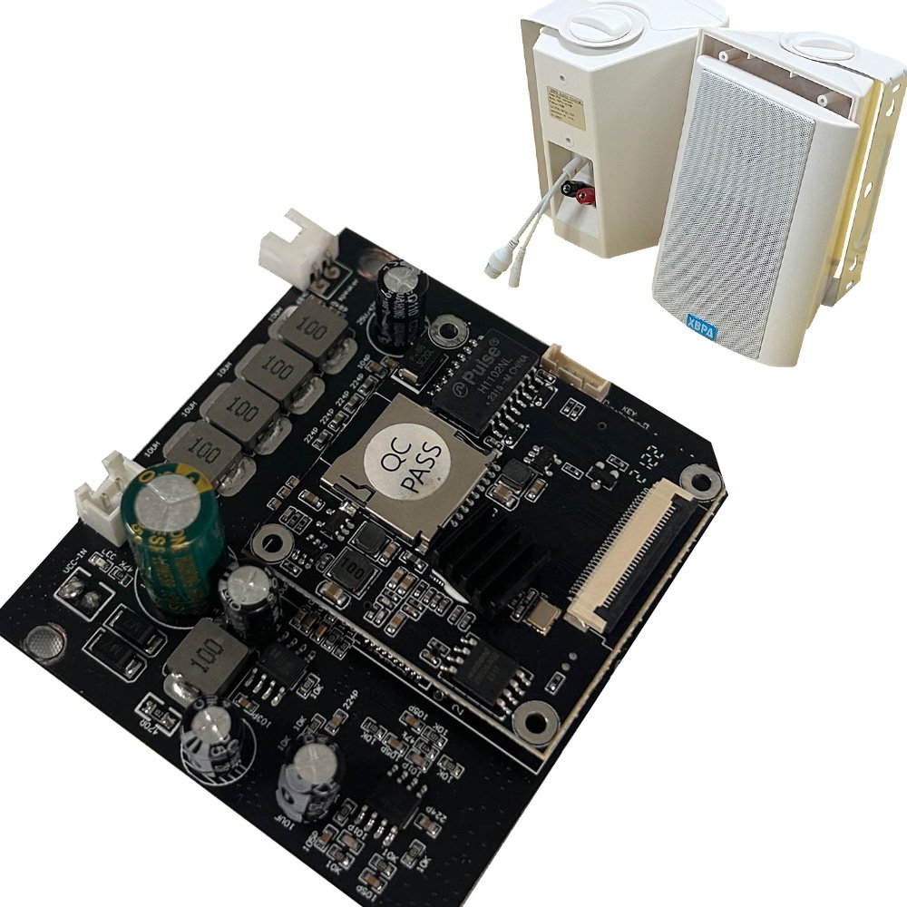 IP speaker accessories audio module PCB circuit board 30W * 2 power amplifier output drive 4-16 OHM speaker