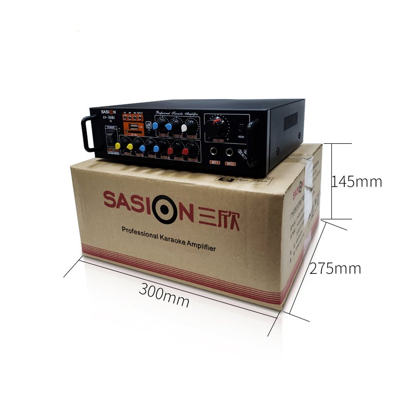AV-368U Multi-fundtion Amplifier Support BT/USB/RCA/SD Stereo/audio/power Amplifier/ Professional Amplifier