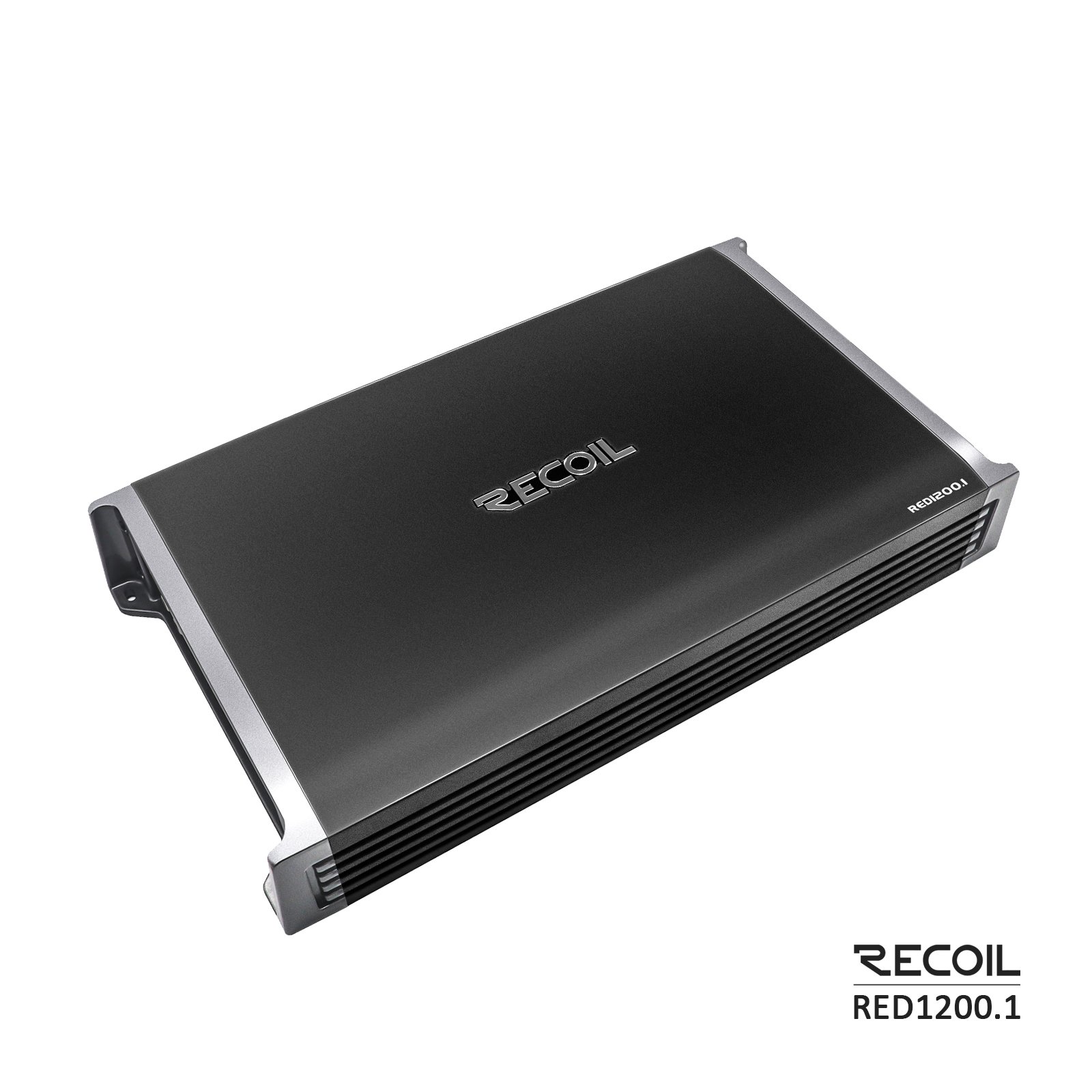 RED1200.1 2500 Watts Class-D Car Audio Mono-block Subwoofer Amplifier, 1 Ohm Stable, Remote Bass Knob Included
