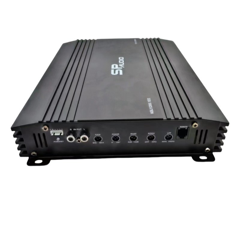 Power Amplifier Wholesale Bulk Order Customized Logo and Color High Power Mono Block 1200W Class D Car Amplifiers 1200.1