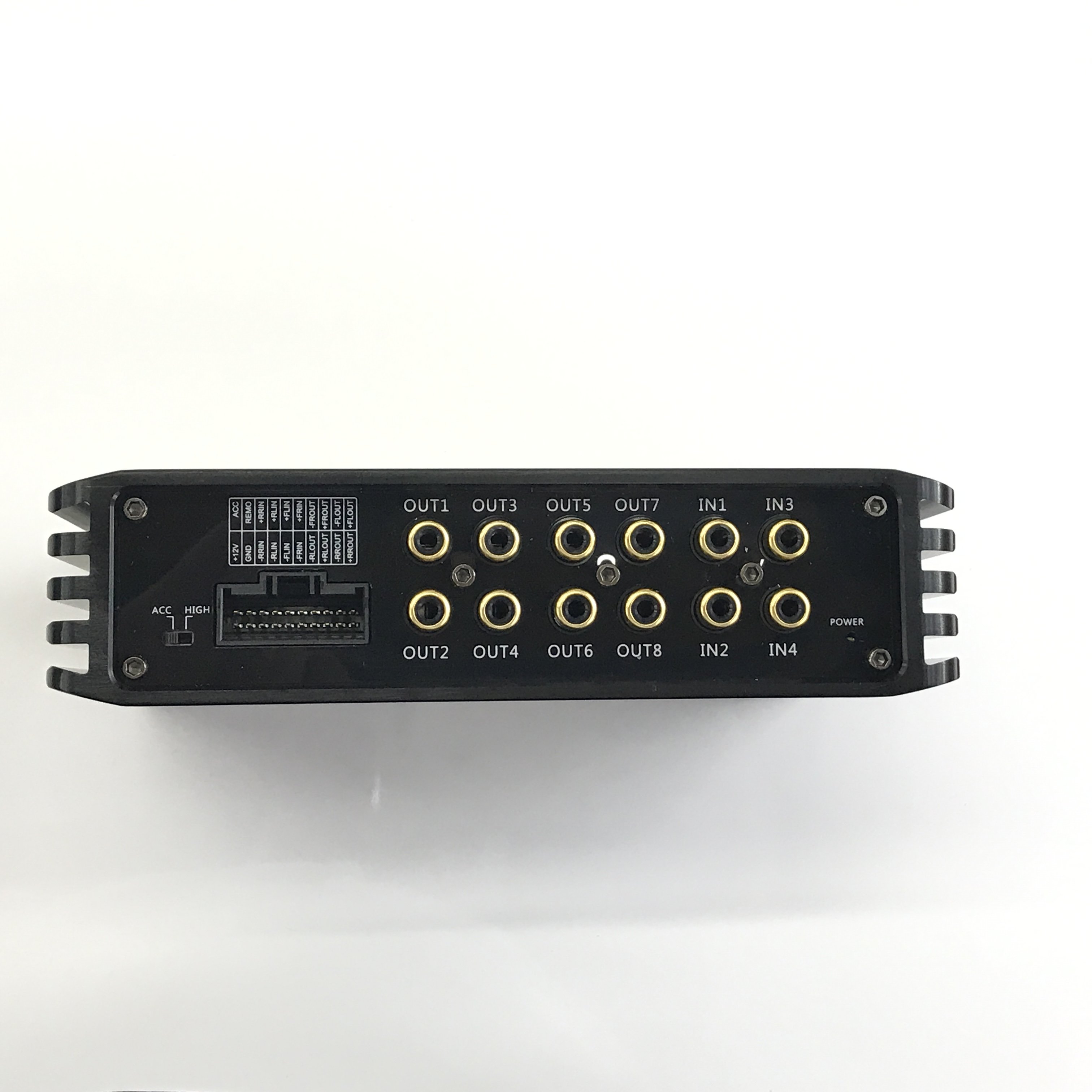 DSP processor Auto audio accessories 8-way DSP auto audio amplifier manufacturer China factory 22 years of production experience