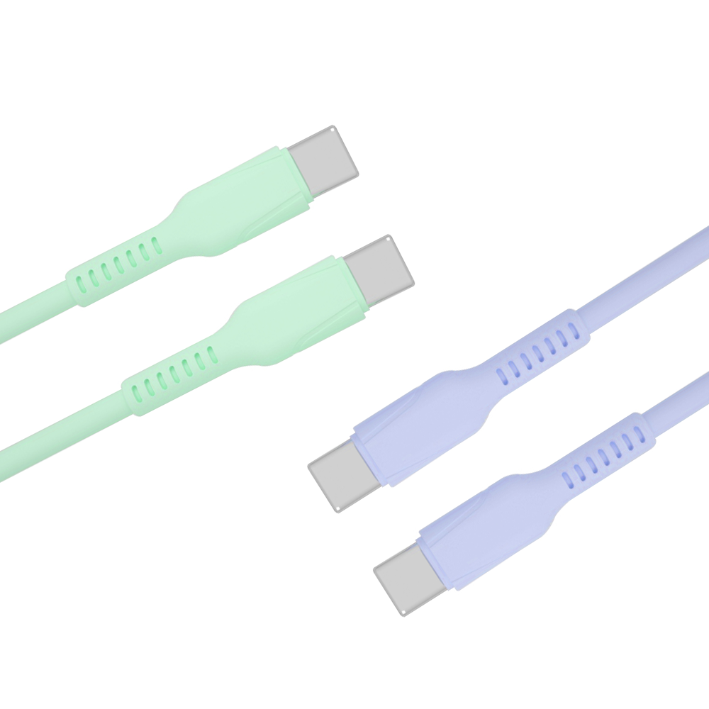 OEM/ODM manufacturer factory Soft 6A 66W Fast Charging Silicon Data Cable liquid silicone cable silicone usb data cable