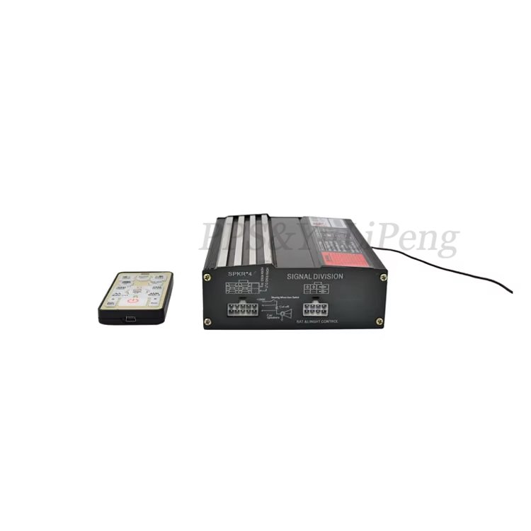 Good Quality 400W Black 12V Remove Control Siren Amplifier Speaker for Ambulance Fire Rescue
