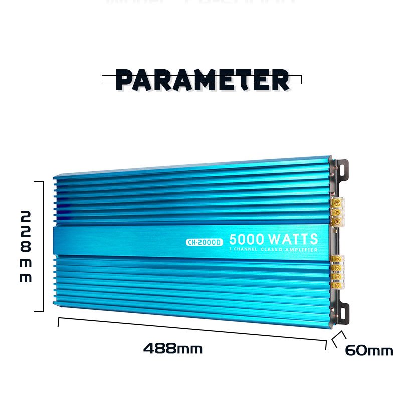 Suoer CH-2000D 1000W-10000W High Quality Class D Car Amplifier