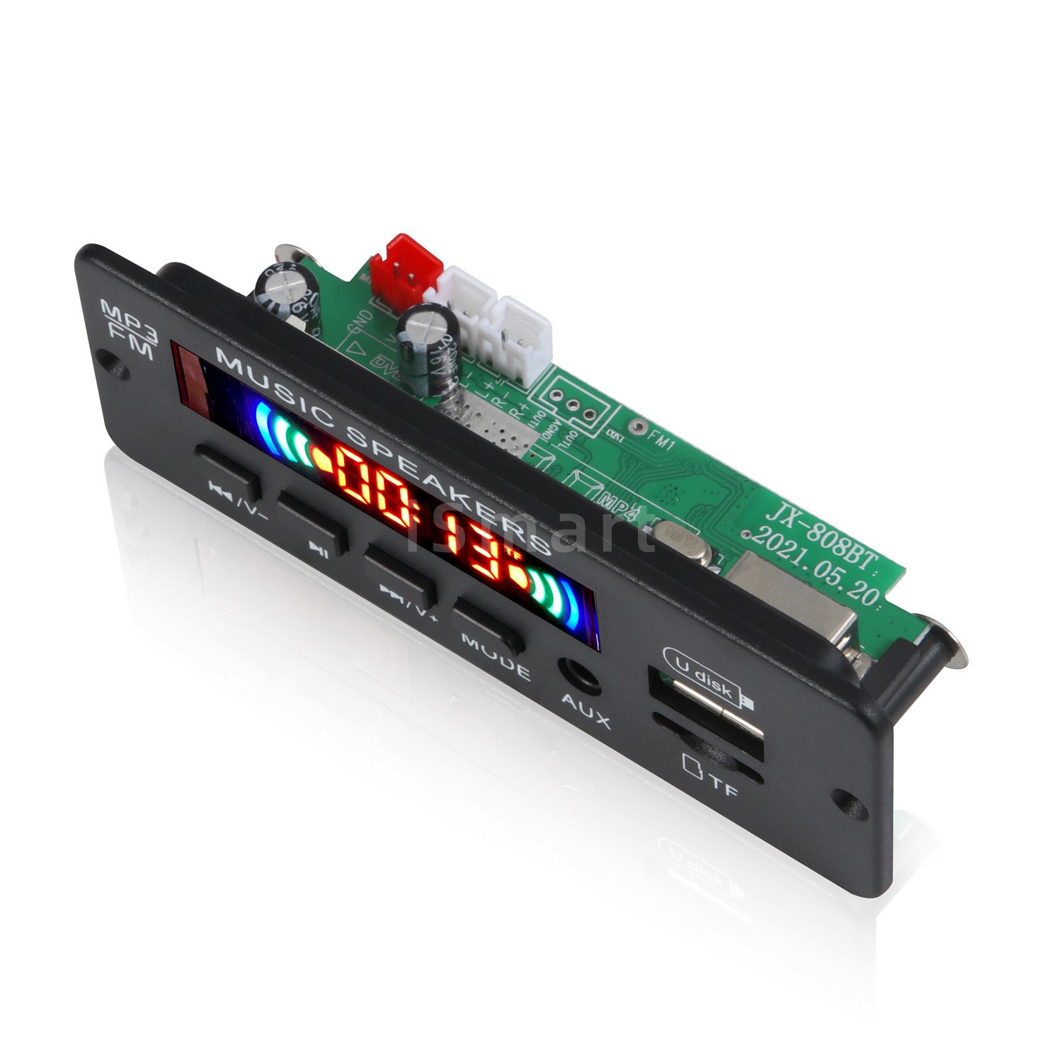DC 12V Blue Tooth MP3 WMA Decoder Board Audio Module USB TF Radio Wireless FM Receiver MP3 Player 2x3W Amplifier for Car