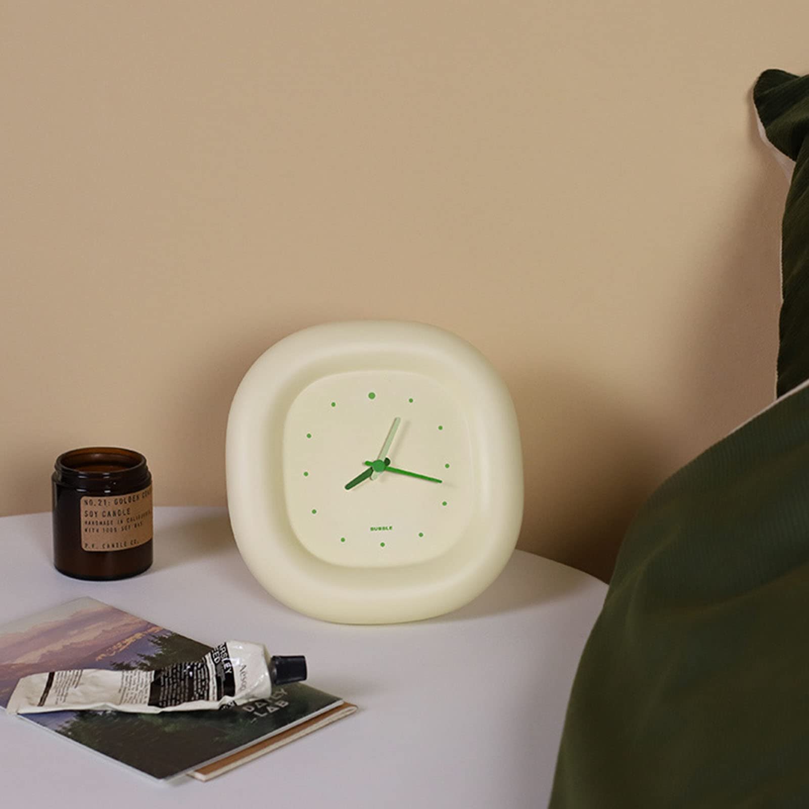 SHKL Wholesale Wall Clock Portable Cute Design Time Digital Accurate Chip Classic Strong Smart Office Party Outdoor Sport Green