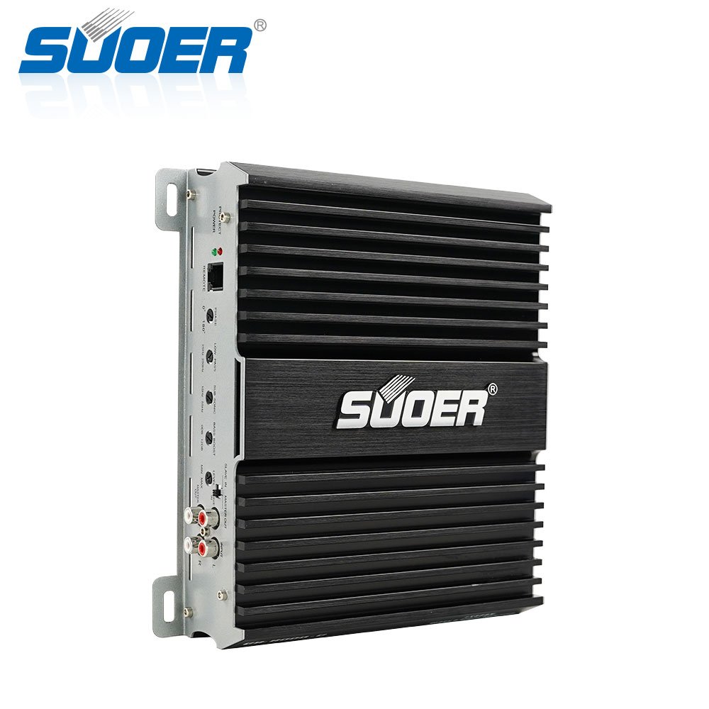 Suoer CB-800D-C 2400w Single Channel Mono Car Amplifier Audio Car Amplifier d Mini Car Power Amp