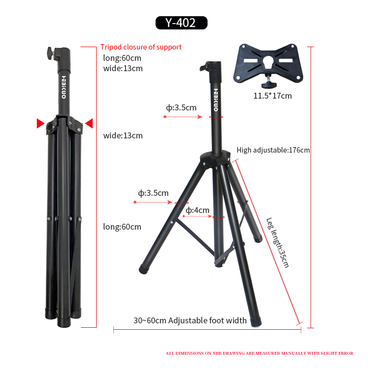 High Strength Cold Rolled Carbon Steel Stand Speaker Video K Song Roomktv Boxstage Singing Metal Speaker Stand
