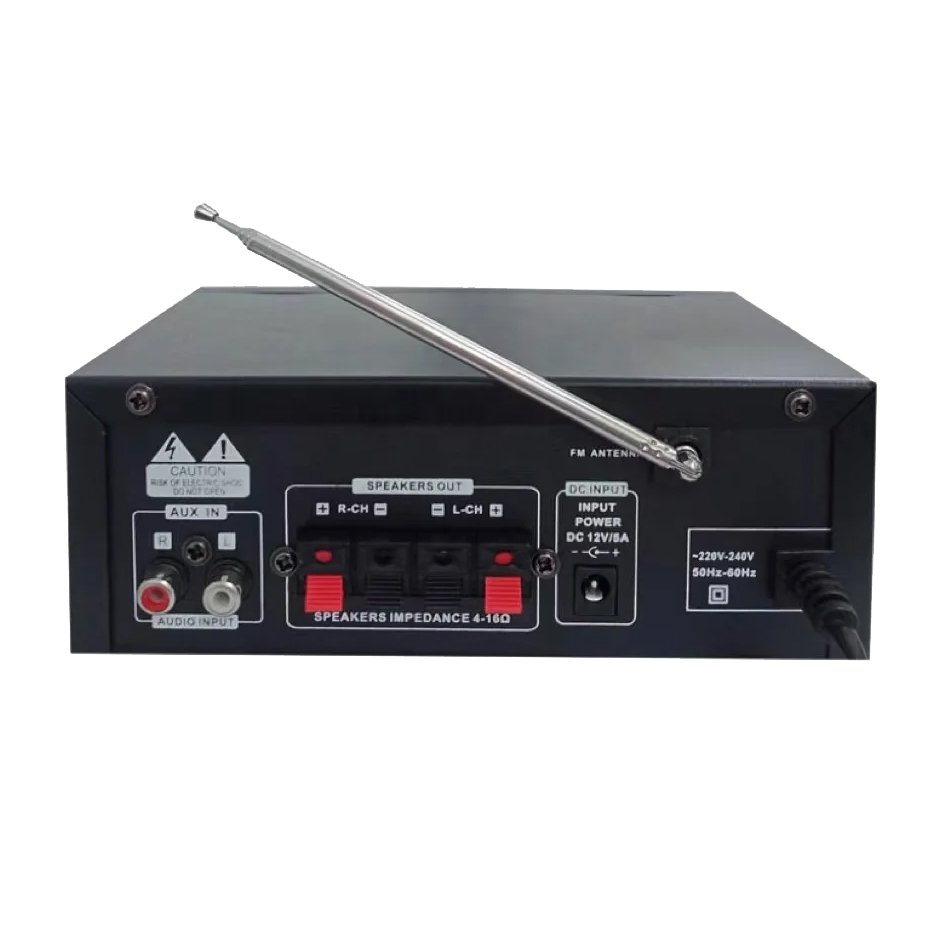 Asia Hot Selling 12v Powerful Equalizer Amplifier 12 Volt Sound Hi Fi Receivers Mini Amplifier Home Theater for bar