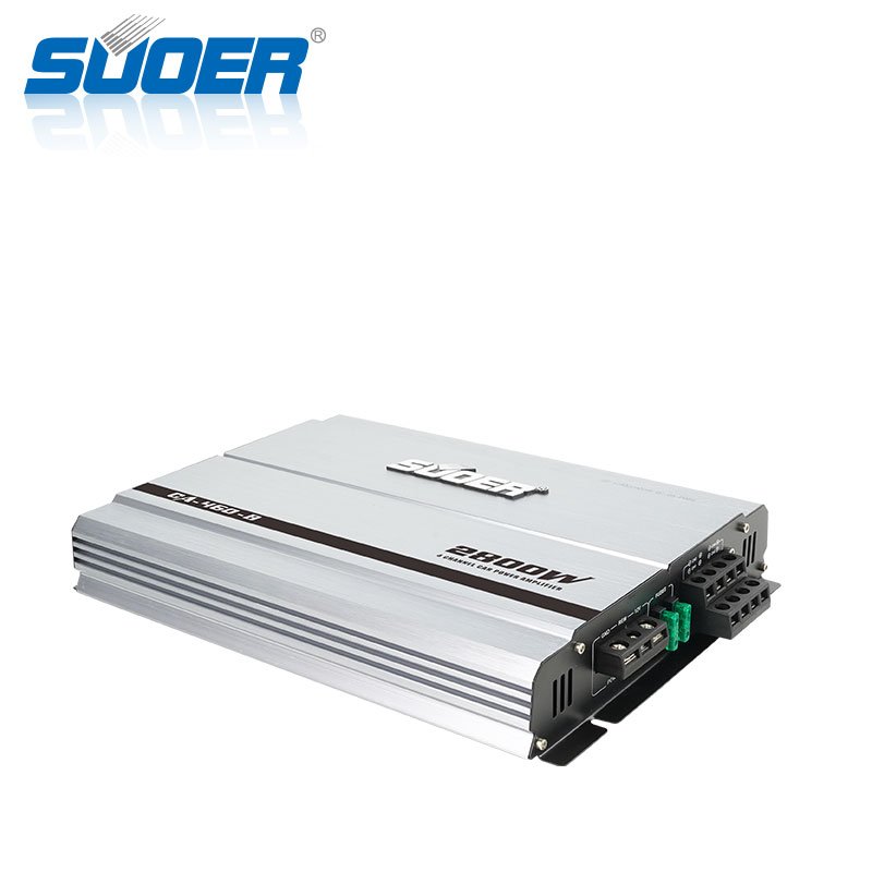 Suoer CA-460-B 2800w Car Amplifiers Types 12v 4 Channel Amplificador De Audio 1000w 2000w 3000w 4000w 5000w Car Amplifier