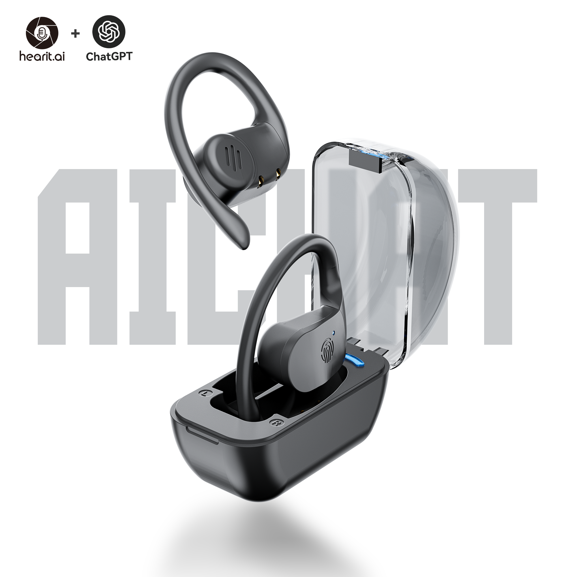 Virtual Assistant Earpieces ai gpt headphones AI Audio Accessories headset microphone AI Assisted Headphones