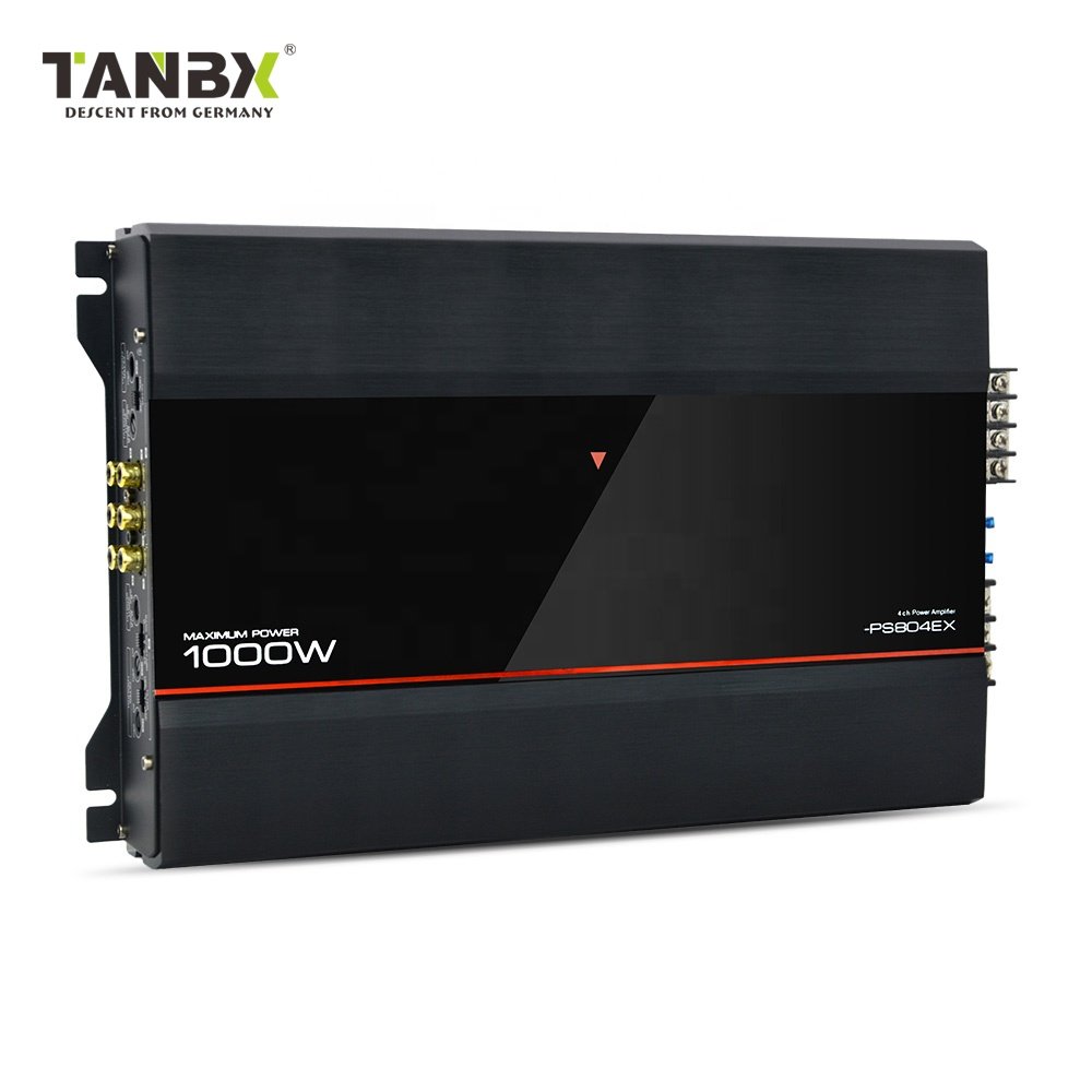 Professional Car Power Amplifier 4 Channel Terminal 12V 1000 Watts Amplifier Power Car Audio KAC-PS804EX