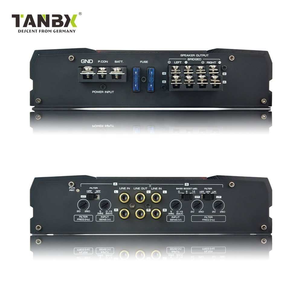 Professional Car Power Amplifier 4 Channel Terminal 12V 1000 Watts Amplifier Power Car Audio KAC-PS804EX