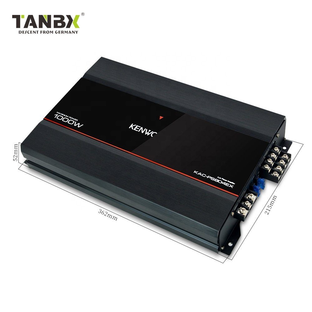 Professional Car Power Amplifier 4 Channel Terminal 12V 1000 Watts Amplifier Power Car Audio KAC-PS804EX