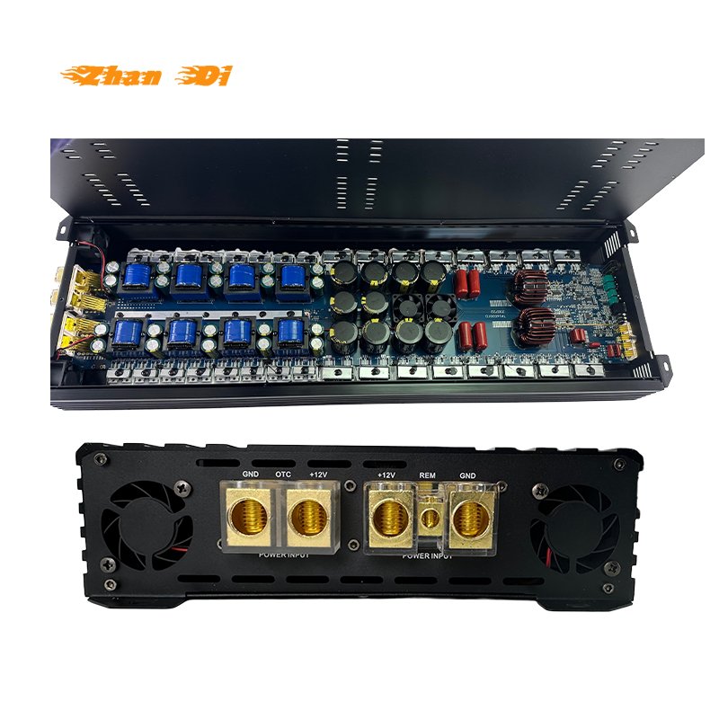Factory Direct 1 Channel Powerful Car Audio Mono Channel Amplifier Subwoofer Amplifier Rms 16000w Big Power Class D Amplifier