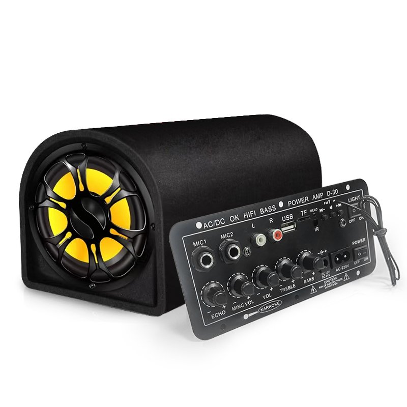 Customizable HI-FI Subwoofer Power Amp 12V/24V/220V High Bass USB Remote Control Bluetooth D30 Amplifier Board Display Home Cars