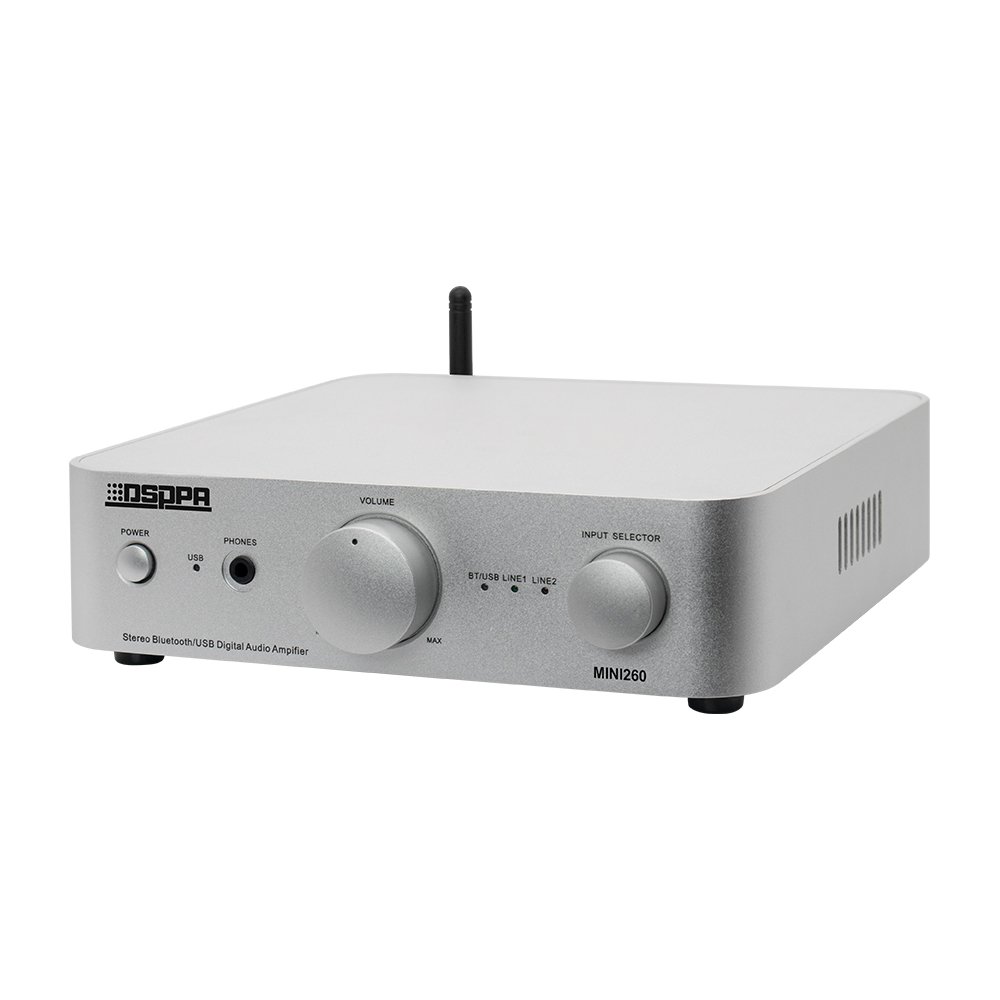 DSPPA 2.0CH Remote Control Stereo Surroud Audio Amp Power Mixer Amplifier