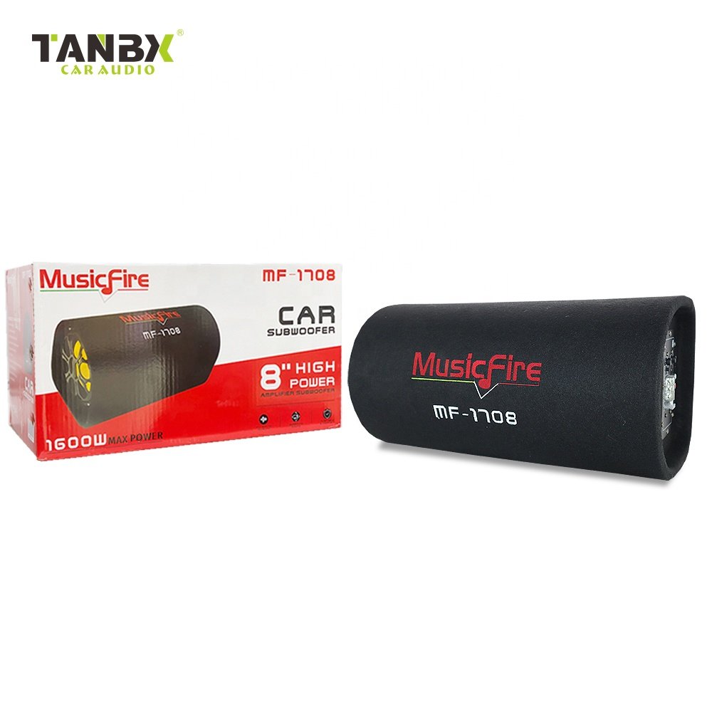 8 Inch Car Subwoofer Bass Woofer with Max Power 1600 Watts High Power Amplifier Bass Speaker MF-1708