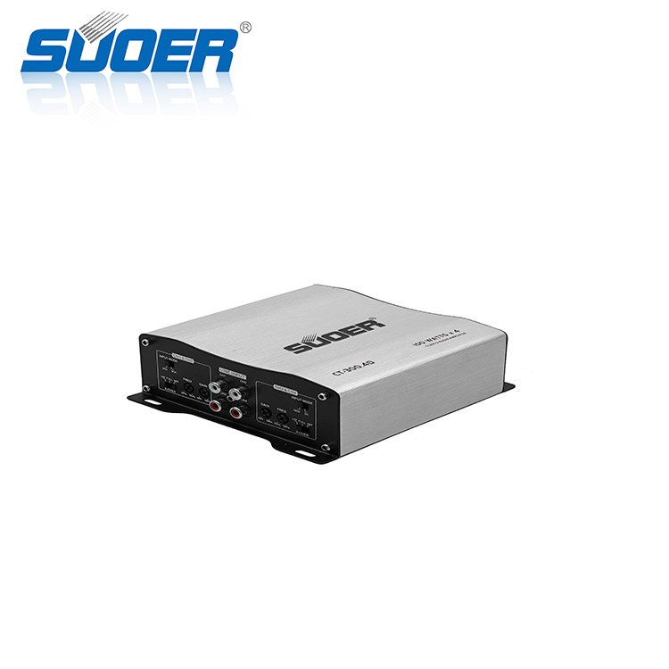 Suoer Mini Size 4 Channel 300 Watts Rms Power Car Audio Amplifier