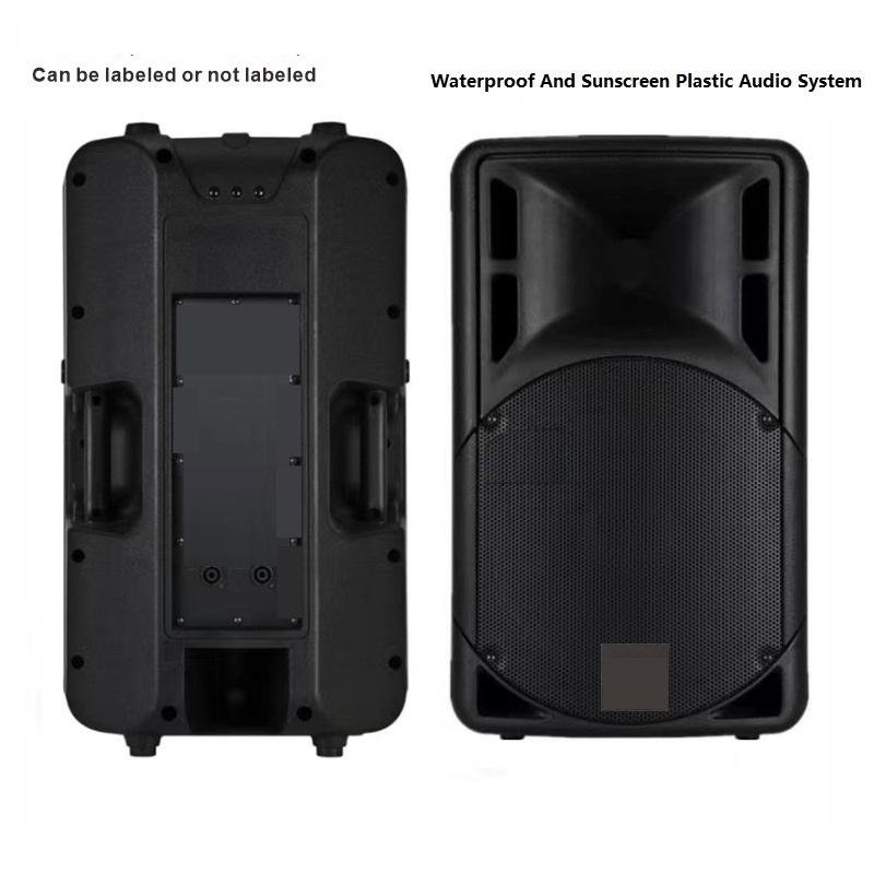 15 Inch Empty Speaker Cabinets Box Professional Enclosure Conductive Audio Speaker Accessories Plastic Speaker Cabinet Shell