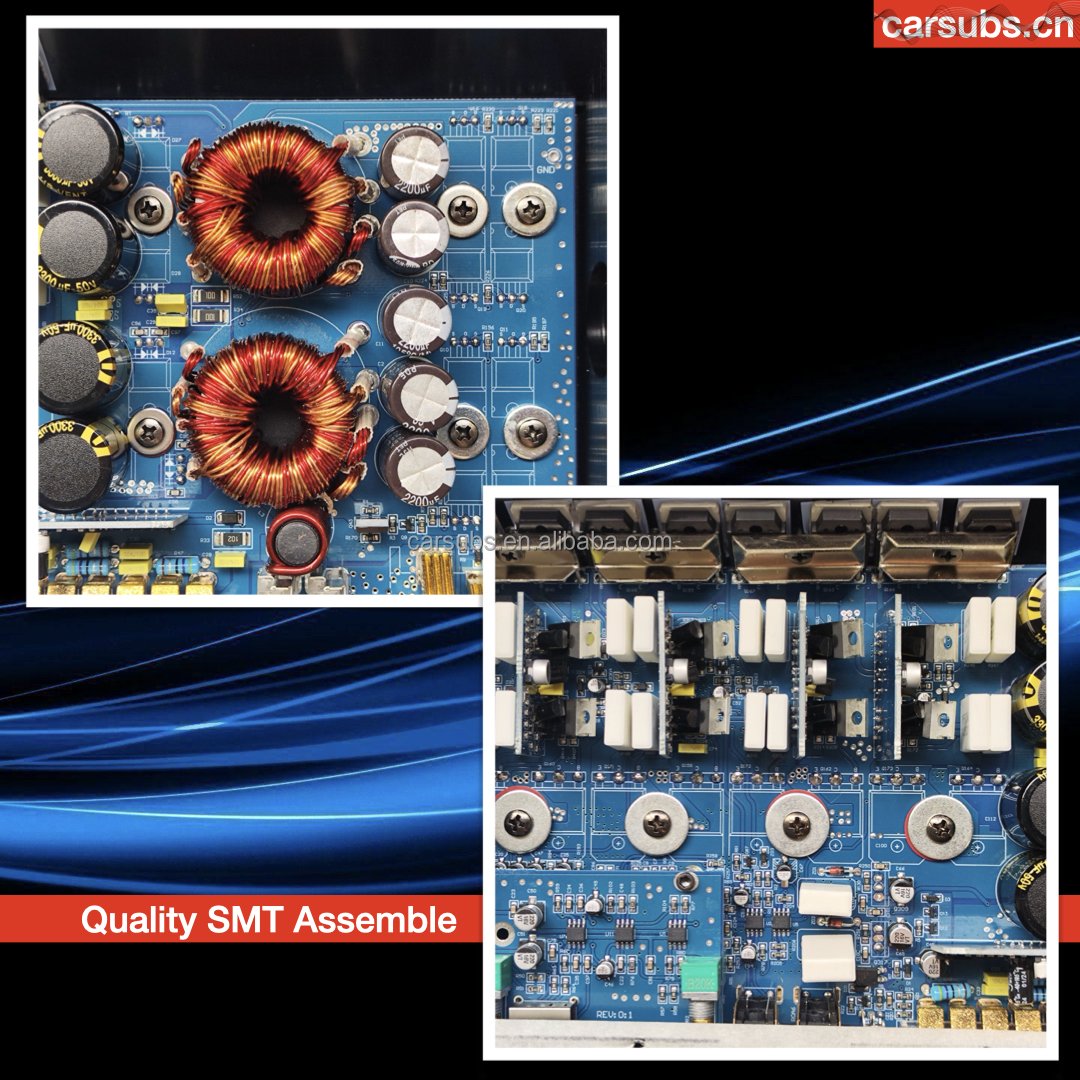 SQ RMS 150W 4 Channels Car Subwoofer Speakers Amplifier Peak 5000W Fullrange Car Amplifier Class AB