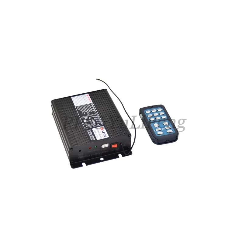 Hot Sale 200W 12V Remove Control Horn Siren Amplifier for Fire Ambulance