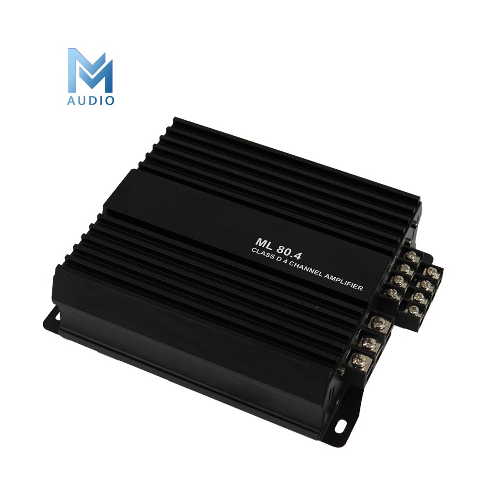 4 Channel RMS 80Wx4CH Car Amplifier 14.4v Audio Full Rnage Class D Car Amplifiers