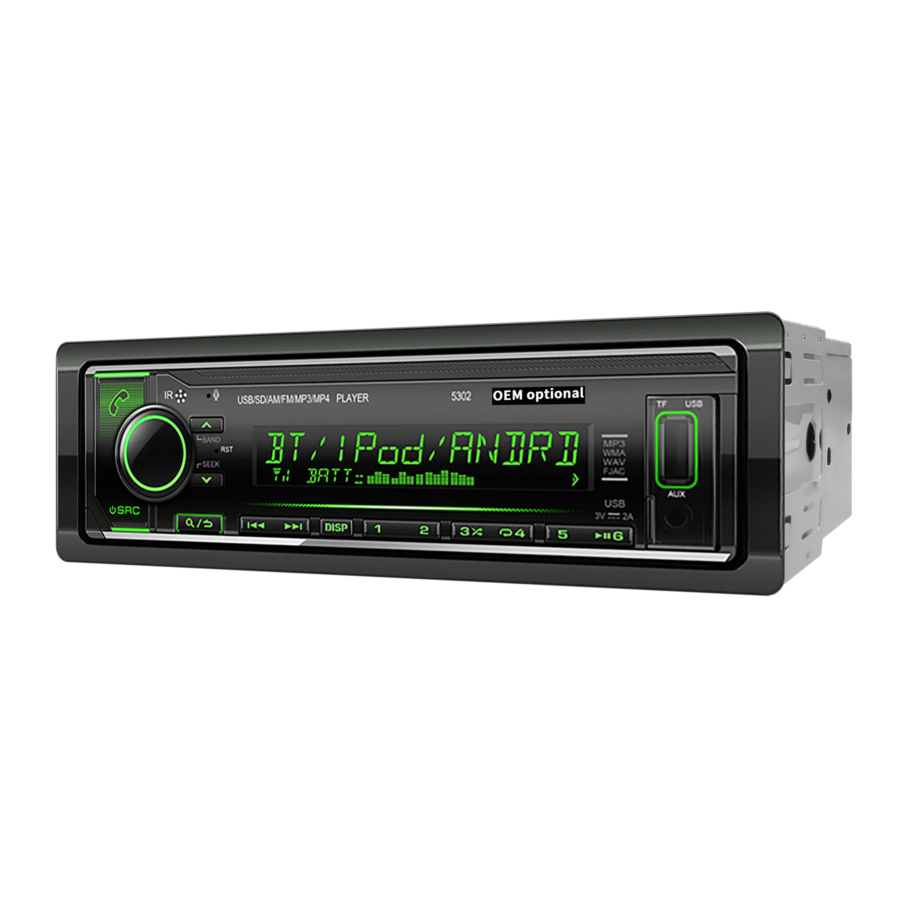 Professional Subwoofer Car Sound Receiver Player High Sound Car AmplifIer Radio with DSP Usb Sd Have Handsfree