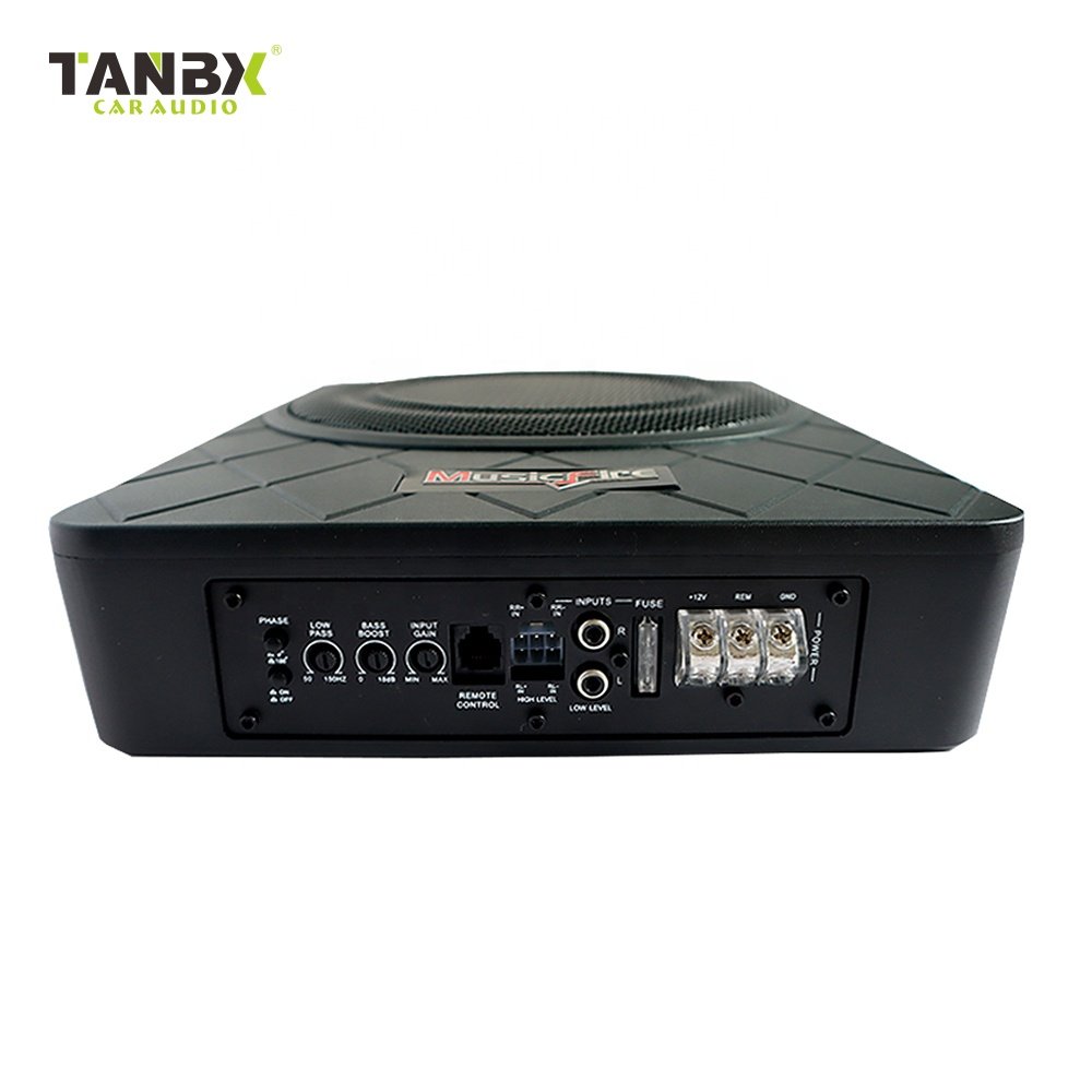 Factory Price 10 Inch High Power Car Amplifier Underseat Subwoofer Pure Bass Car Audio Speaker