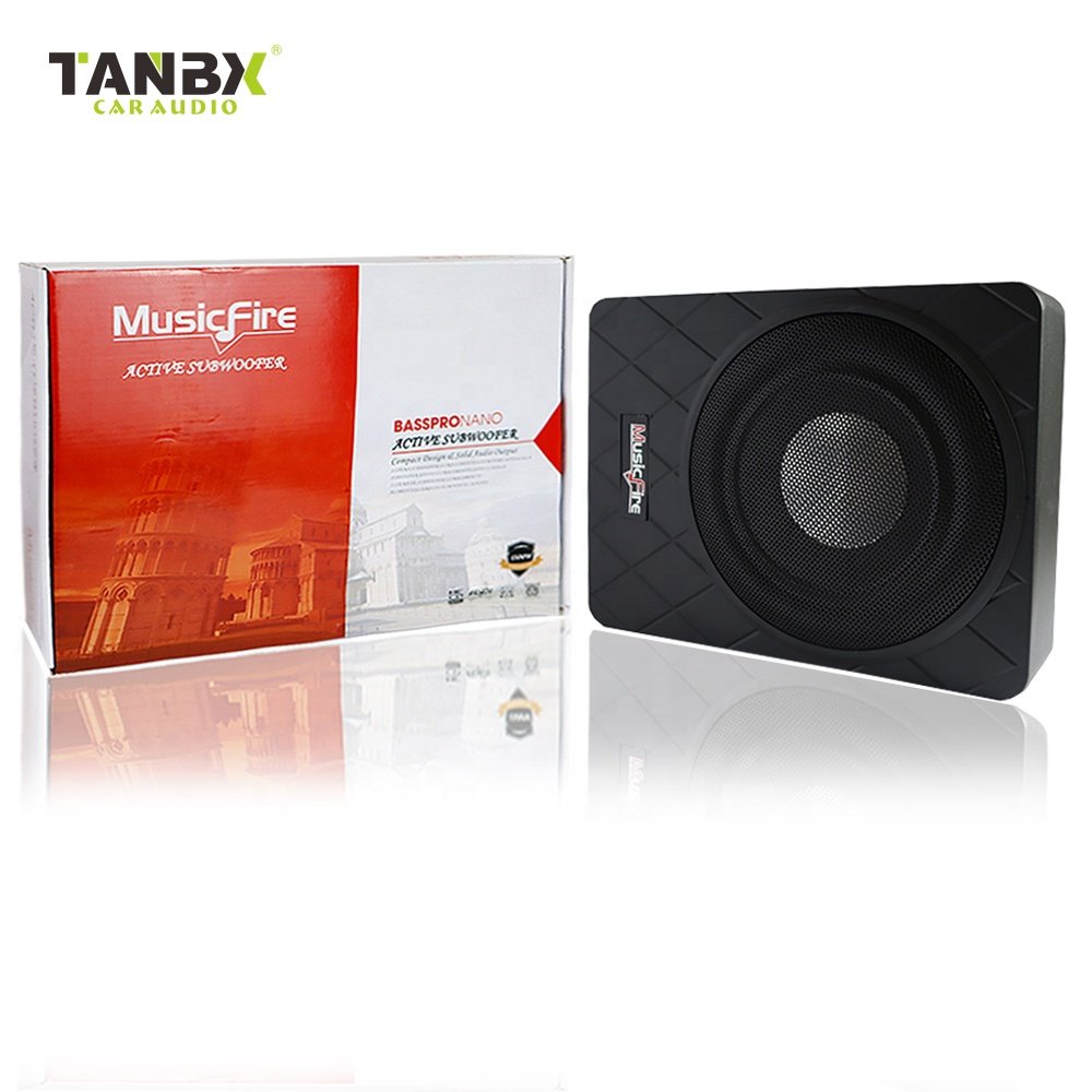 Factory Price 10 Inch High Power Car Amplifier Underseat Subwoofer Pure Bass Car Audio Speaker