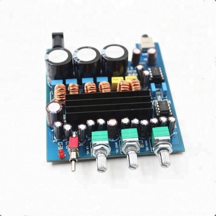 2.1 High-Power Power Amplifier 50w+50W+100W HIFI Digital Subwoofer Amplifier Board TPA3116