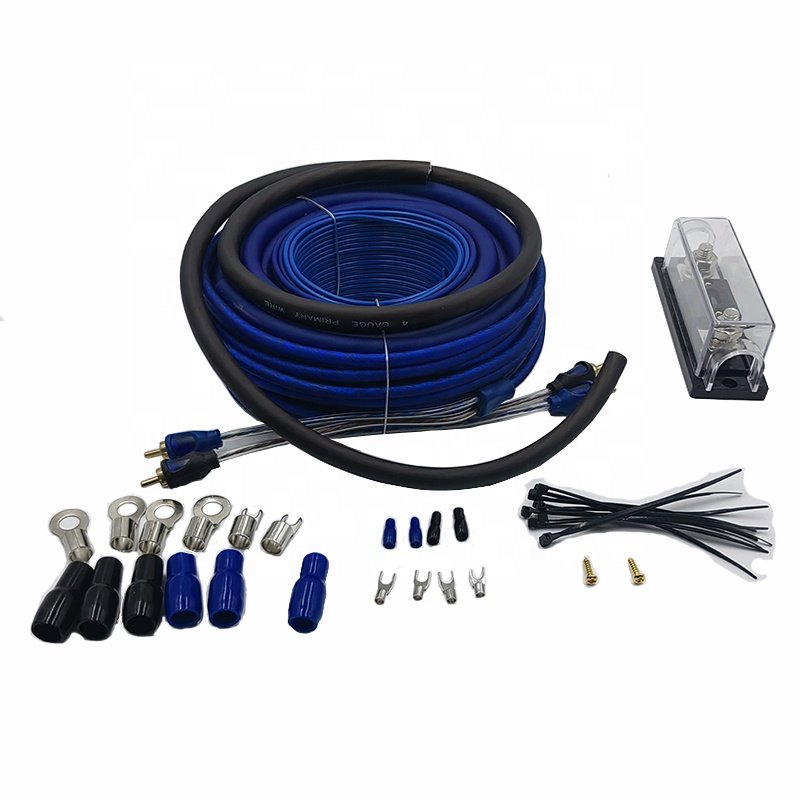 4 Gauge AWG CCA Copper Clad Aluminum 100% Specification Car Auto Audio Speaker Amplifier Amp Install Wiring Kits