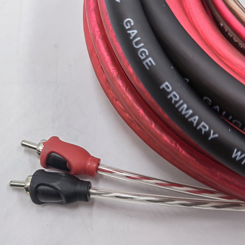 4 Gauge AWG CCA Copper Clad Aluminum 100% Specification Car Auto Audio Speaker Amplifier Amp Install Wiring Kits