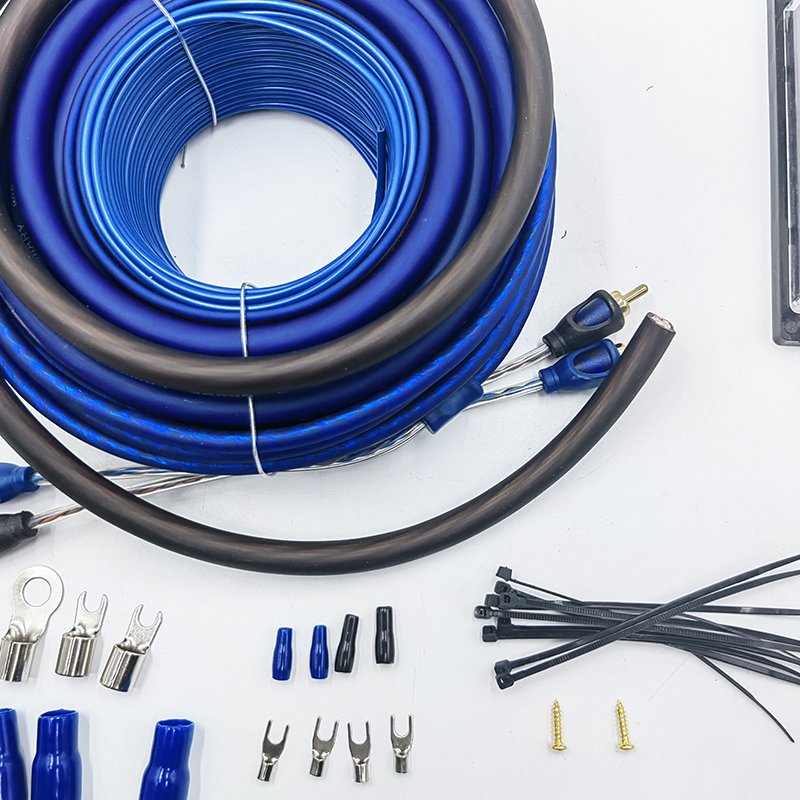 4 Gauge AWG CCA Copper Clad Aluminum 100% Specification Car Auto Audio Speaker Amplifier Amp Install Wiring Kits
