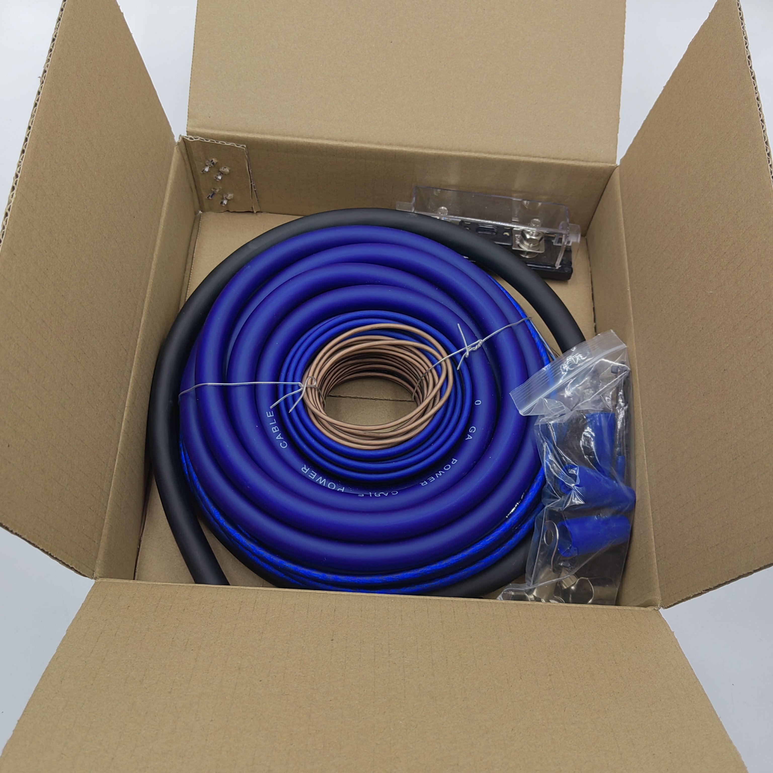 4 Gauge AWG CCA Copper Clad Aluminum 100% Specification Car Auto Audio Speaker Amplifier Amp Install Wiring Kits