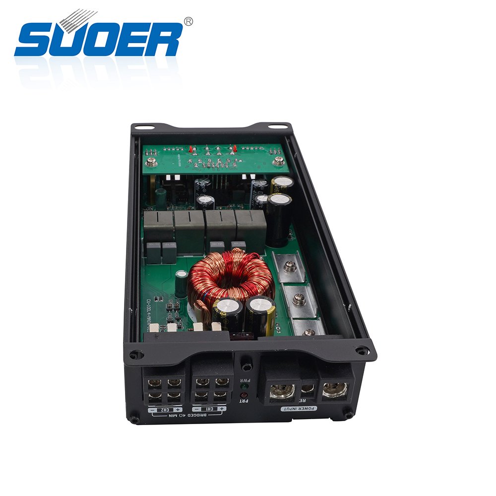 Suoer CU-100.4 Professional Car Audio Audio Amplifier Car Audio Modified Bass Amplifier