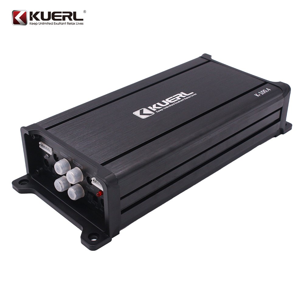 Mini Volume Class D Amplifier 4 Channel 4x100w Full Range Stereo Amplifier High Power