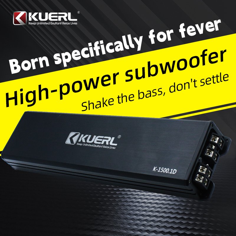 Top Selling Audio Professional Amplifier High Power Subwoofer Amplifier DC 12V Car Stereo Amplifier