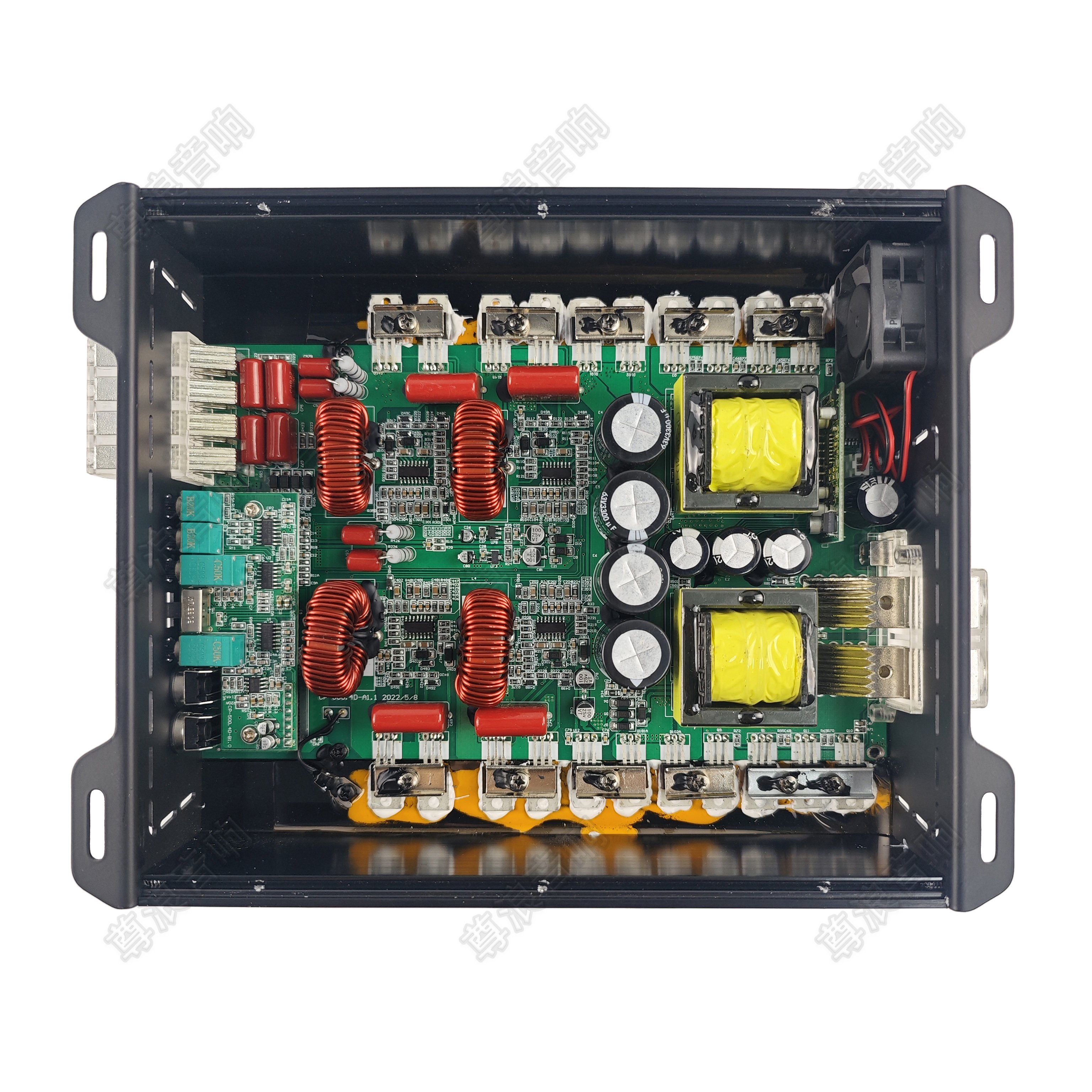 Car Amplifier High-Power Class D Mono Channel Crossover Combination